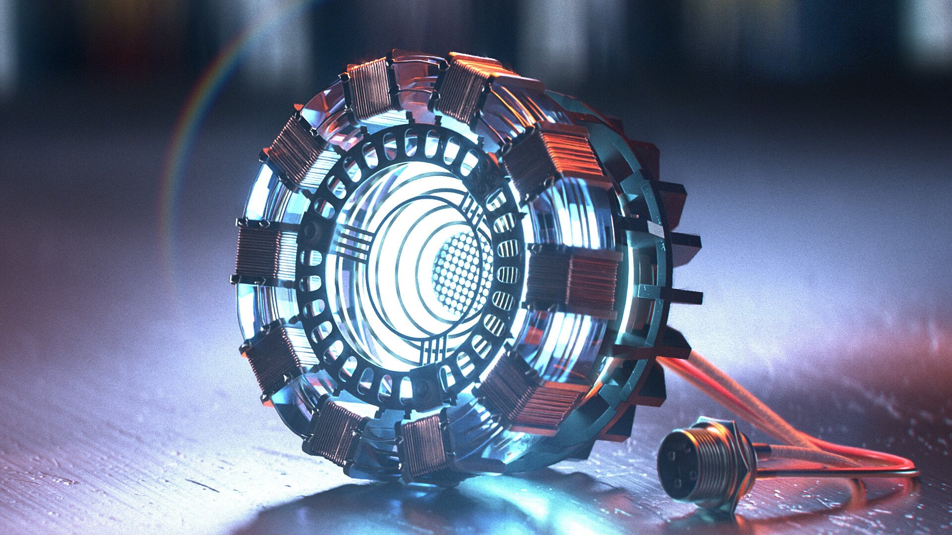 Cover image for Iron Man Arc Reactor Nixie Cathode Glow
