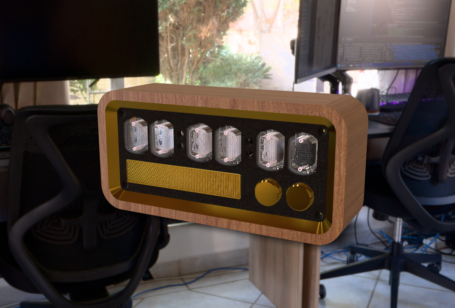 Cover image for AM/FM Nixie Clock Radio